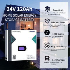 24V 120Ah HOME SOLAR ENERGSTORAGE BATTERY