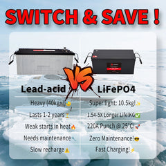 12.8V 160Ah LiFePO4 battery for Marine