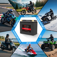 12.8V·CCA 480A ·8Ah LiFeP04 Battery Motorcycle Battery