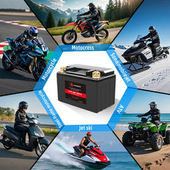 12.8V·CCA 550A·10Ah LiFeP04 Battery Motorcycle Battery