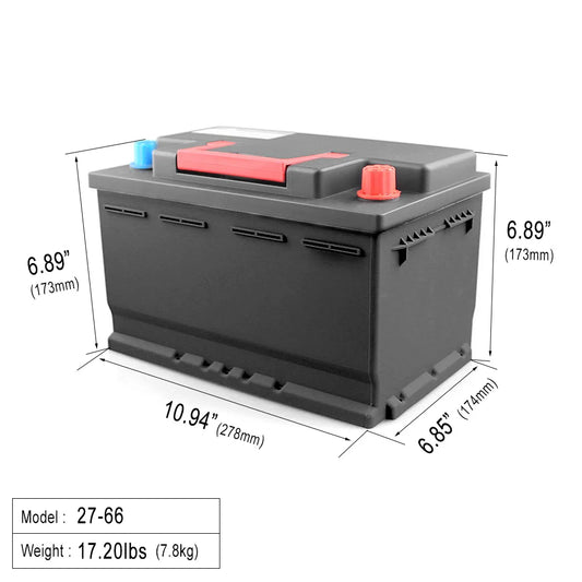 China Supplier Yanneidak CCA 1000A Lifepo4 Lithium Battery Pack Car Starter Battery 12.8V 40AH 3000 Cycles for Electric Vehicles