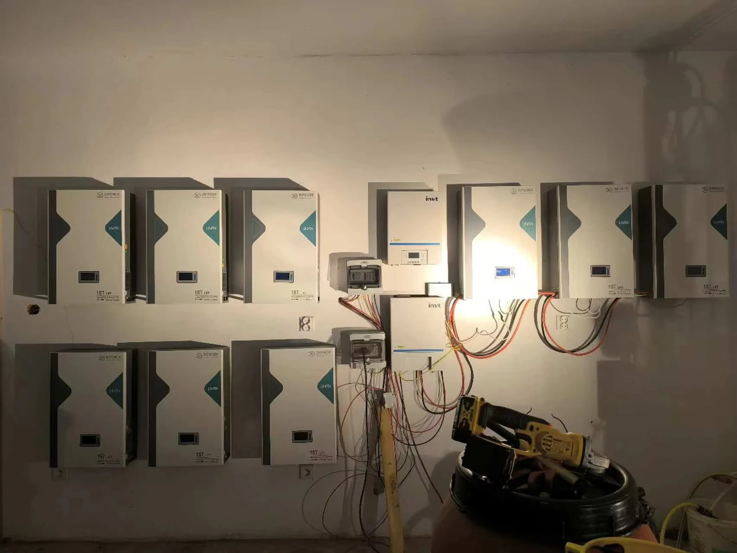 51.2v 48v 100ah Lifepo4 Solar Hybrid Inverter All in One 5kw Energy Storage PCS with Battery Bms for Lithium Ion Battery Pack