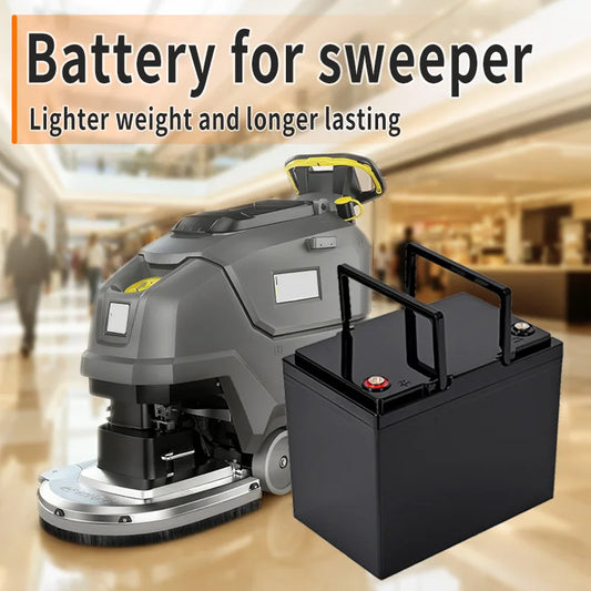 High Power 25.6V 50Ah Solid State Battery Pack with IP65 6000 Cycles 5-Year Warranty for Cleaning Machine