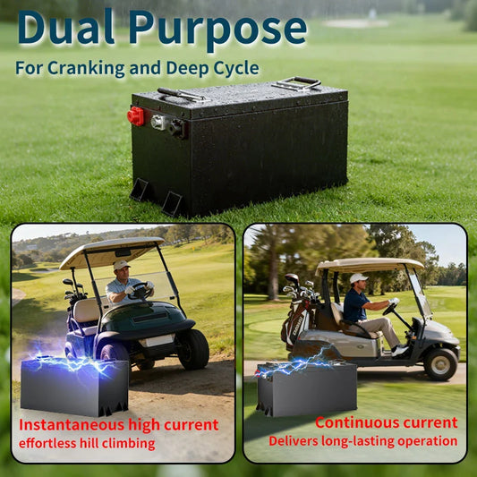 48V 51.2V 72V Lifepo4 Golf Cart Battery Pack Electric Golf Cart with Durable Lithium Ion Technology