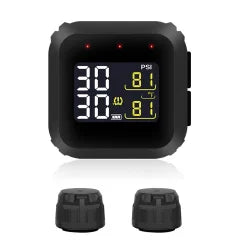 Motorcycle Wireless Tire Pressure Monitoring System Tpms Motorcycle Kit Digital Gauge Diagnostic Tool