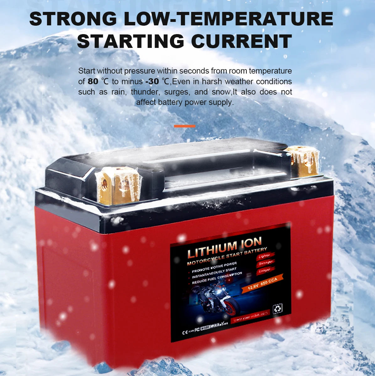 High True Capacity Custom 3.2V 50AH Prismatic Lithium Ion Motorcycle Battery LiFePO4