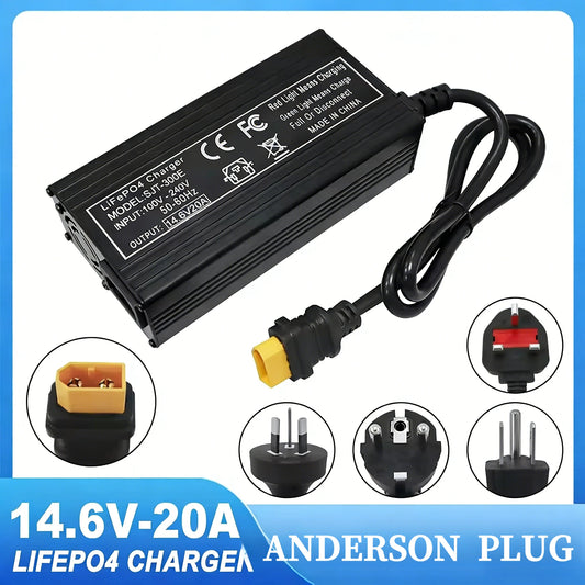 14.6 20A Lithium Battery Charger Power Supply for Portable Power Station