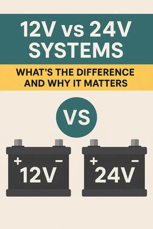 What are the differences between 12V and 24V, and which one is more suitable for you?