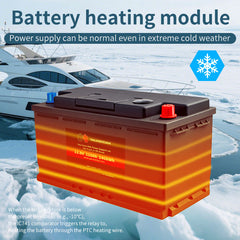 12.8V 110Ah LiFePO4 battery for Marine