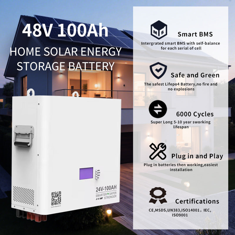 LiFeP04 Battery 2.4Kwh 24V 100Ah