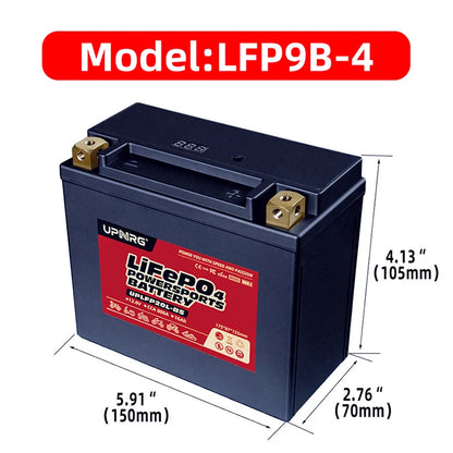 12V 6Ah 350 CCA 9B-4 Lithium Ion Batteries Pack and Bms for Trending Bicycle and Electric Bike