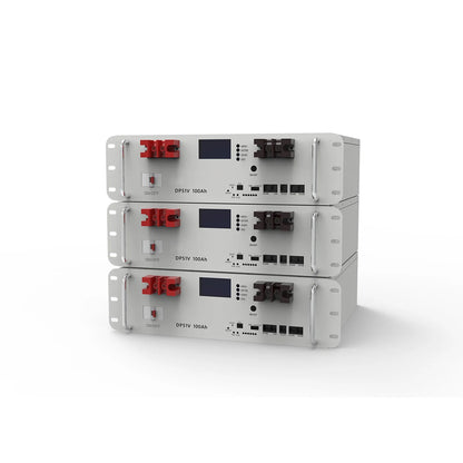 EU Stock 48V 100Ah Hybrid Solar Power Station 5KW Wall-Mounted Lithium Ion Battery Portable with MPPT Controller