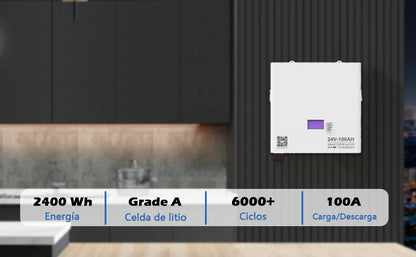 48V 100Ah LiFePO4 Wall-Mounted Split Home Energy Storage System CAN Communication Port 5-10KW Solar for IP66 Protection