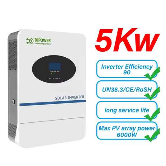 Hot Selling 5kw Portable Power Station Single Phase Inverter Generator LCD Display Factory Direct Sale UN38.3/CE/RoSH Certified