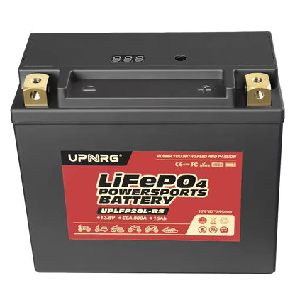 High Performance 12.8v 16Ah LFP20L-BS Lithium Ion Battery Pack for Motorcycles Long Service Life with CCA800