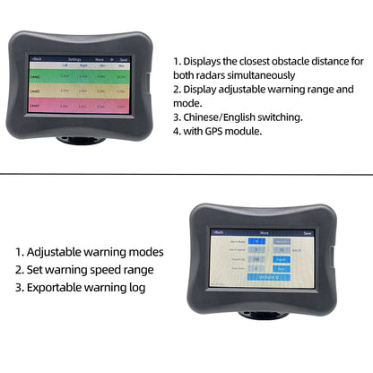 77 GHz Millimeter Wave Radar 12V-24V Universal Car Truck Sensitive Radar Sensors Blind Area Detection System