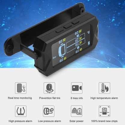 Source Factory Sales Truck Solar Tire Pressure Monitoring System TPMS 6 Wheel Truck Tire Pressure Teste