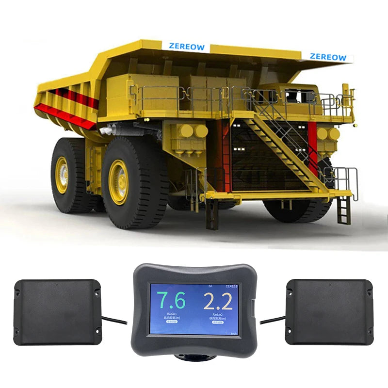 77GHz Millimeter Wave Car Truck Dual radar Mid-range Obstacle Avoidance System