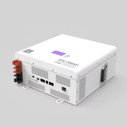 24V 100Ah LiFePO4 Wall-Mounted Split Home Energy Storage System CAN Communication Port 0-5kWh IP66 Protection 6000 Cycles for