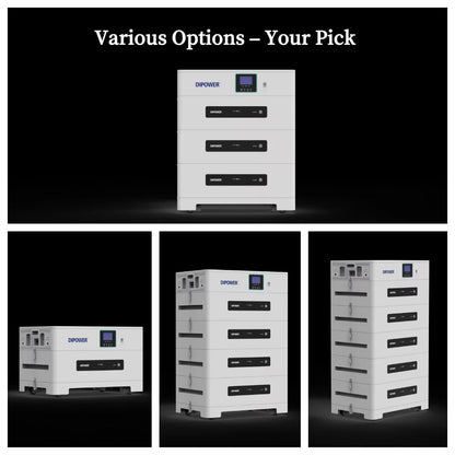 All-In-One 20kWh Home Energy Storage System Lithium Ion Batteries CAN Communication Port Stackable Inverter for Home Use Solar