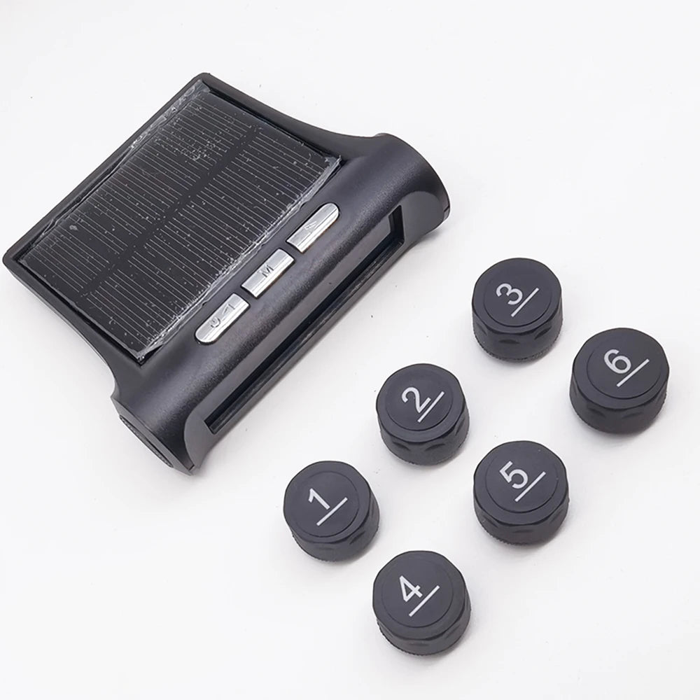 6 Wheel Tpms Suitable for Truck Trailer Tire Pressure Monitoring Wireless Data Transmission Tire Pressure Monitoring