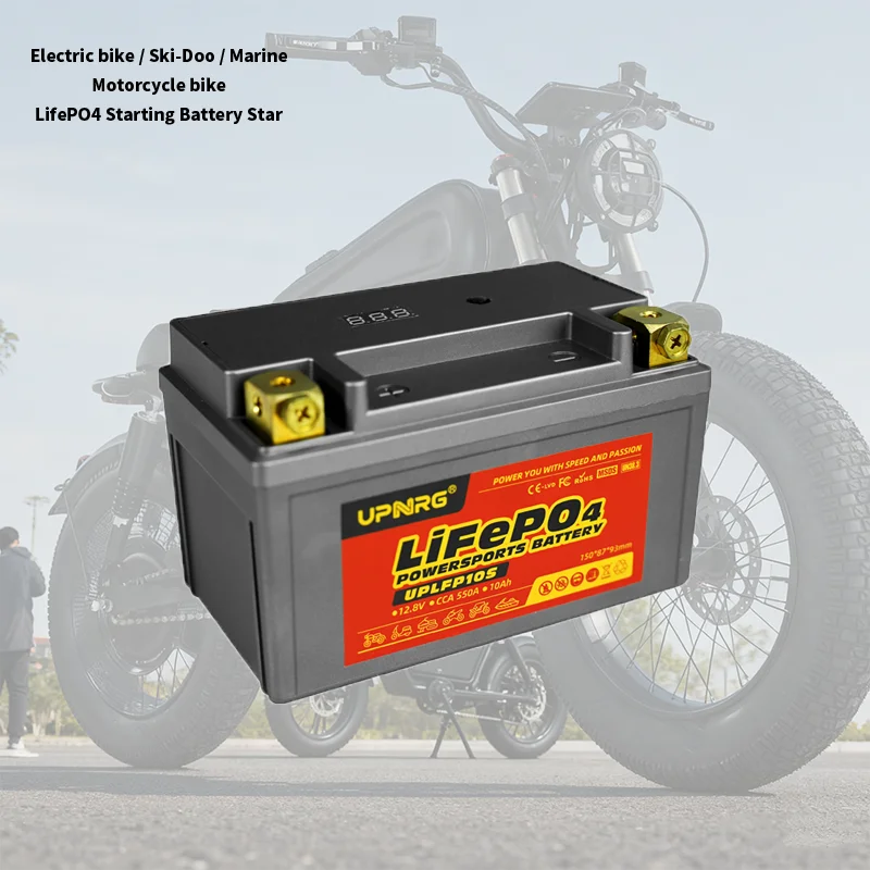 12V 6Ah 350 CCA 9B-4 Lithium Ion Batteries Pack and Bms for Trending Bicycle and Electric Bike