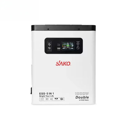 1000W Portable Power Station Backup Camping Solar Generator Lifepo4 Battery Pure Sine Wave Inverter Power Source MPPT