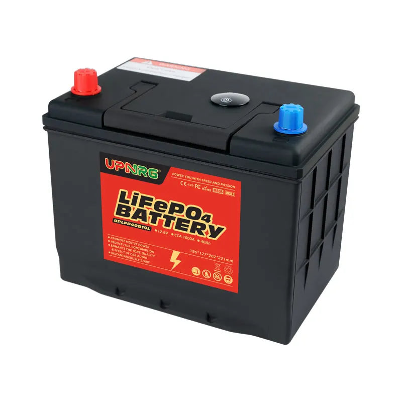 12.8V 40Ah-300Ah Lifepo4 Start-stop Solid State Lithium Battery 1000CCA 6000-Cycle for RV Boat Car Truck