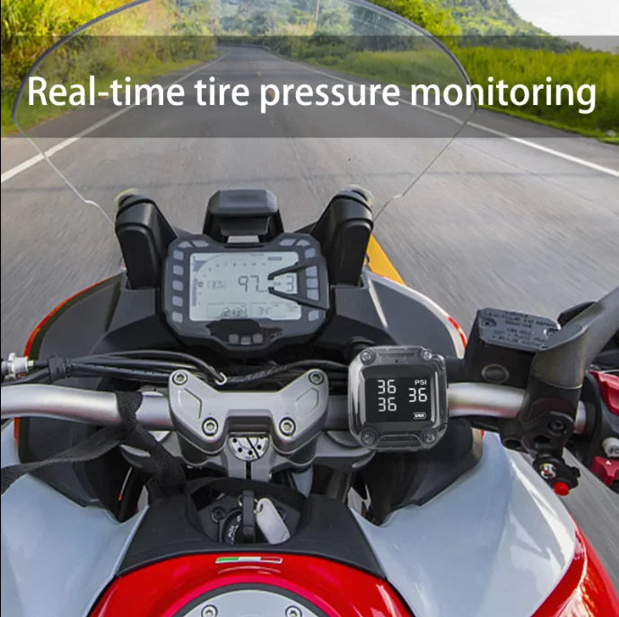 M3-C-WI 2 External Mini Sensors  Motorcycle Wireless Tire Pressure Monitoring System TPMS