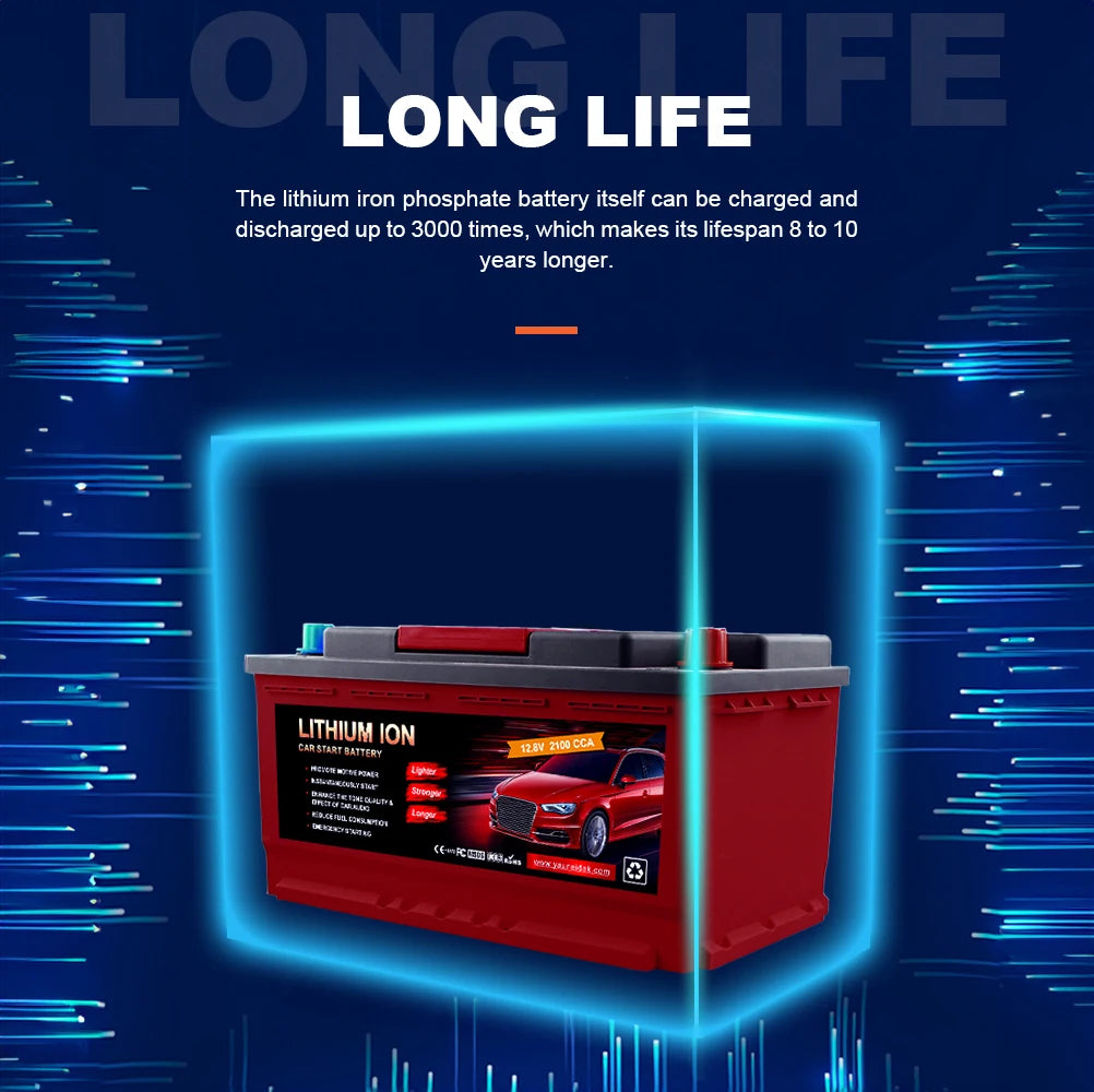 Yauneidak Superb High Quality LFP14L-BS 12.8V 8Ah LiFePO4 Motorcycle Lithium Battery 3000 Cycles Cost-Effective Customization