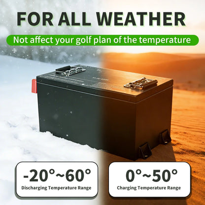 48V 51.2V 72V Lifepo4 Golf Cart Battery Pack Electric Golf Cart with Durable Lithium Ion Technology