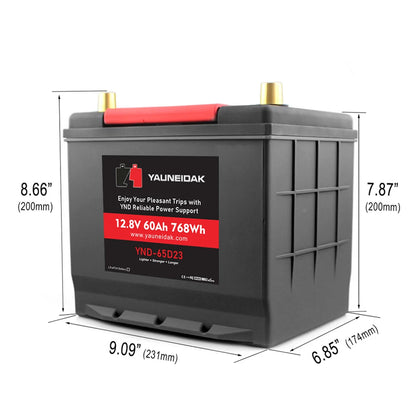 YAUNEIDAK Custom Car Starting Lithium Ion Batteries Lifpo4 Portable Emergency Power Pack