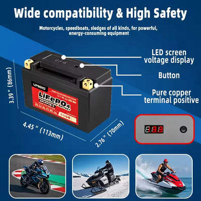 UPNRG Surprise Price 40B19L/R LIFEPO4 Battery 12V 15Ah 30Ah BMS Board Car Starter Battery Llithium Iron Phosphate Battery Pack