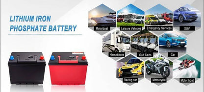 L2-400 Long Life 10 Years Innovation LifePO4 Lithium Iron Phosphate Car Battery 40AH 12.8V High Rate Pouch Cell CCA1000