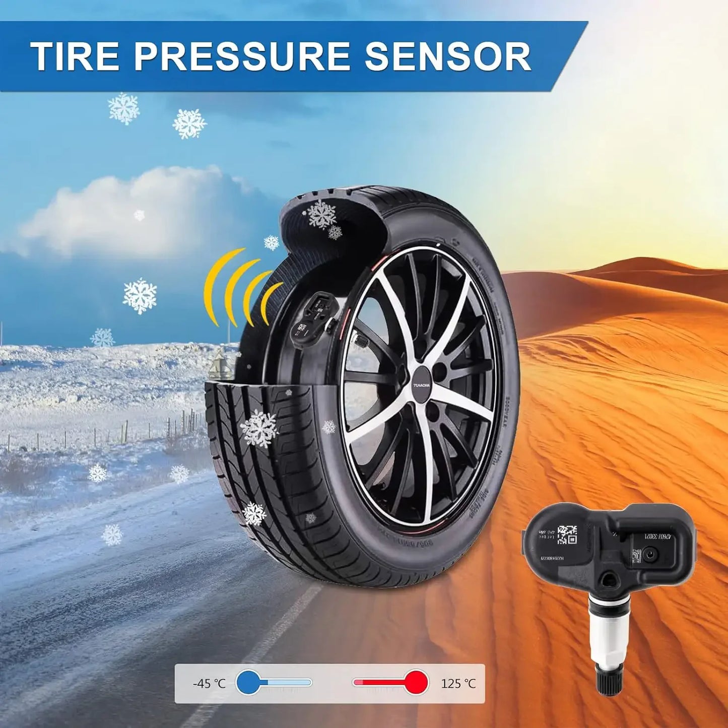 Hot Sales TPMS Tire Pressure Monitor System 4260706020 Material Built-in Sensor for Toyota Lexus Hyundai Kia Cars Tpms