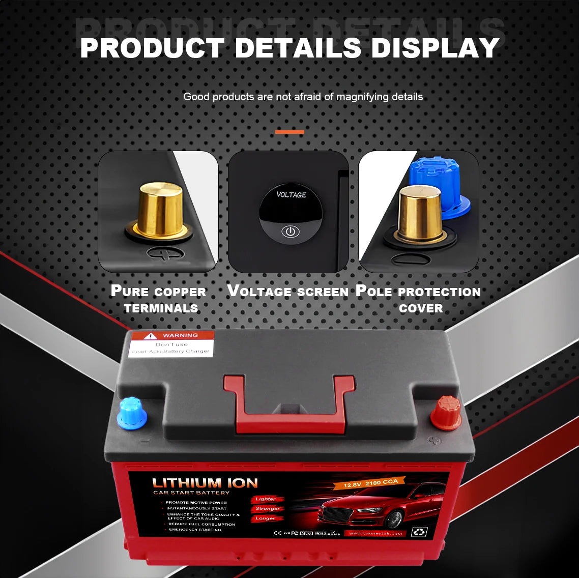 Factory Cheap LFP7B-4 Maintenance-Free 12Ah Lithium Ion Battery Pack 12V 20L-BS Replacement for ATV and Motorcycle