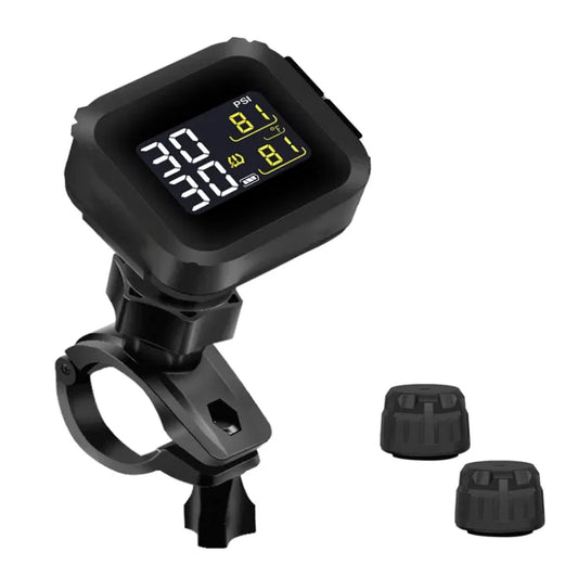 Motorcycle Wireless Tire Pressure Monitoring System Tpms Motorcycle Kit Digital Gauge Diagnostic Tool