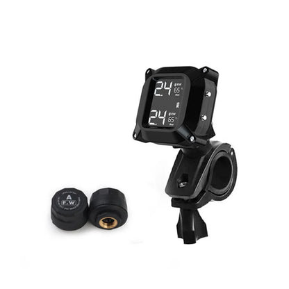 Motorcycle Bike TPMS Digital Tire Tyre Pressure Monitor System External Sensors
