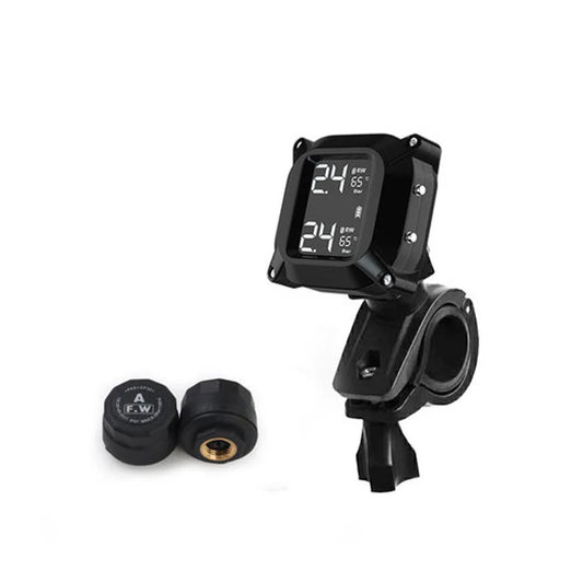 Motorcycle Bike TPMS Digital Tire Tyre Pressure Monitor System External Sensors