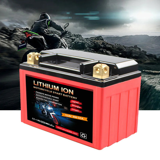 LFP12S 12V Deep Cycle Rechargeable Harley Motorcycle Battery 8 Ah Lithium Iron CCA450 Lifepo4 Lithium Ion Pack for High