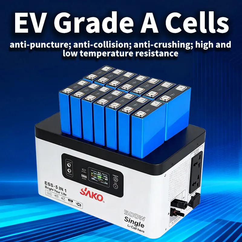 Portable 1000W Solar Generator Camping Power Station Home Emergency Backup Industrial Grade Custom ODM Support