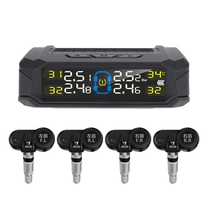 Tire Pressure Monitoring System Wireless Tire Pressure Detector Car Tire Pressure Tpms Built-in External Detector