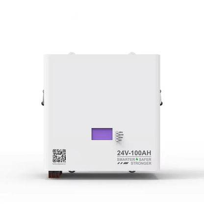 24V 100Ah LiFePO4 Wall-Mounted Split Home Energy Storage System CAN Communication Port 0-5kWh IP66 Protection 6000 Cycles for