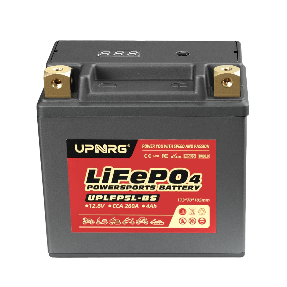 New Arrival LFP4L-BS 12.8v 3Ah CCA200 Motorcycle Lithium Ion Battery Pack Lifepo4 New Generation LiFePO4 Technology