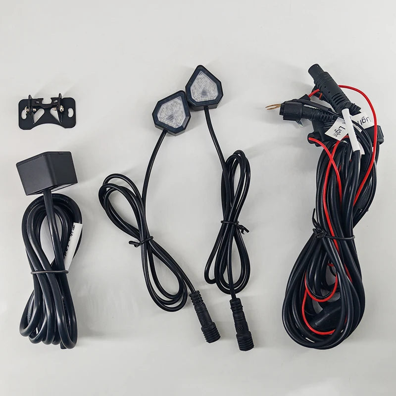 MT-04 Motorcycle 77Ghz Single radar BSD System with Warning Lamp