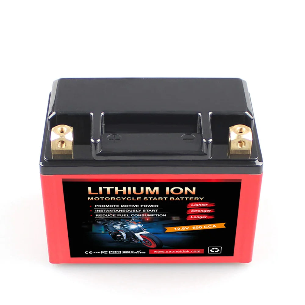 LFP12S 12V Deep Cycle Rechargeable Harley Motorcycle Battery 8 Ah Lithium Iron CCA450 Lifepo4 Lithium Ion Pack for High