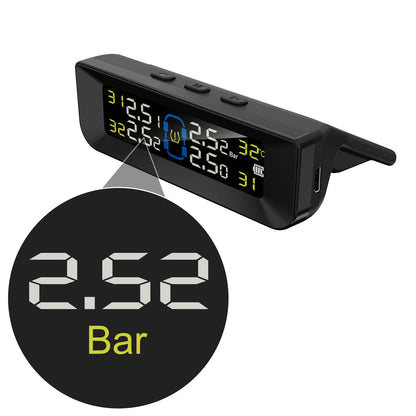 Real-Time On-Board Wireless Receiver Tire Pressure Monitor External Sensor for Efficient Detection of Tire Pressure Gauges