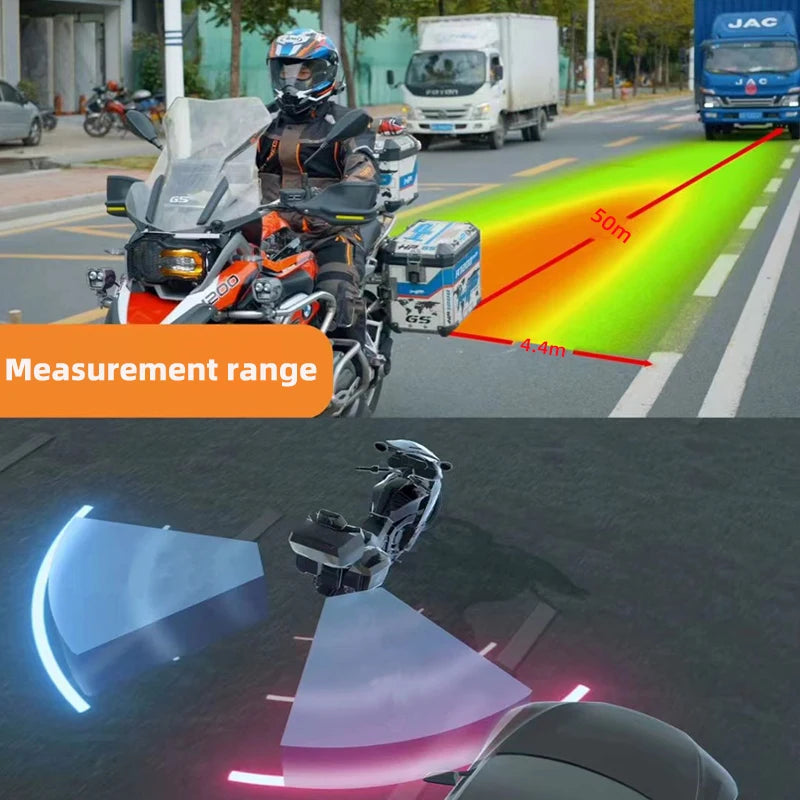 MT-04 77GHz Millimeter Wave Radar BSD Motorcycle Blind Spot Detection Safe System