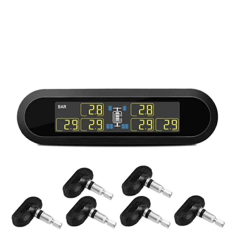 Best Selling 6 Wheel 199 Psi Rv Tpms Suitable for Truck Trailer Tire Pressure Monitoring  Tpms Rv Lcd Display Product