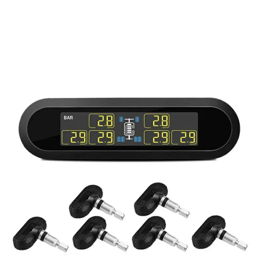 Best Selling 6 Wheel 199 Psi Rv Tpms Suitable for Truck Trailer Tire Pressure Monitoring  Tpms Rv Lcd Display Product